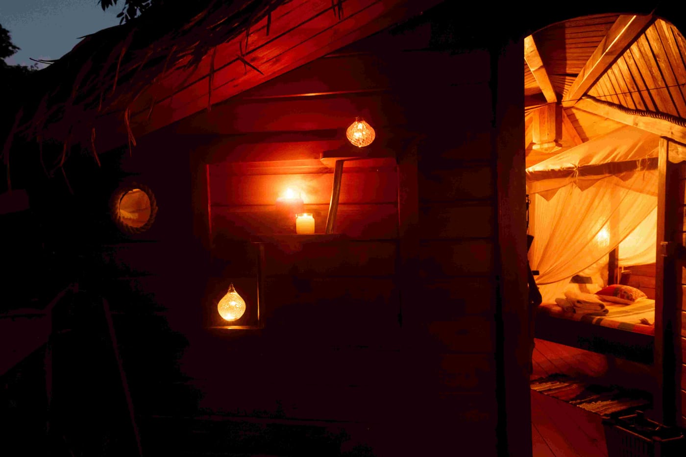 La Cabane Rhum nichée dans les arbres